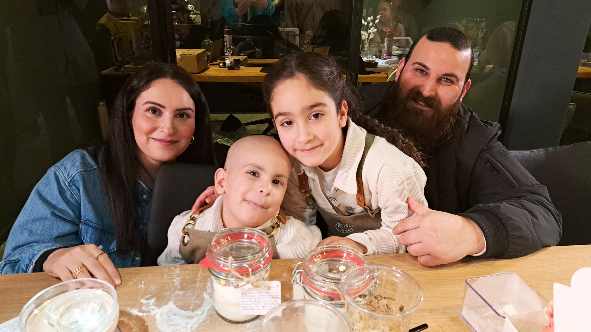 Familie Tug beim Event Kikis Kitchen
