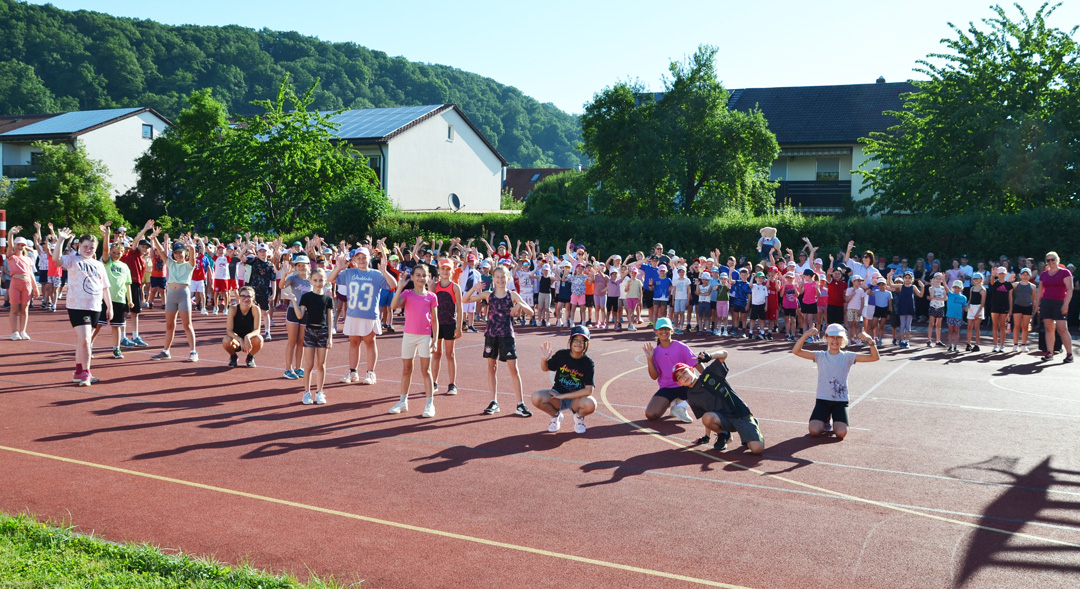 Tegernheim GS Spendenlauf